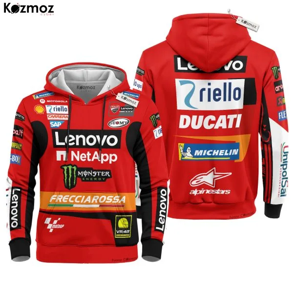 Alternative view of Francesco Bagnaia Racing Costume 2023 Collection - Ducati MotoGP Racing Team