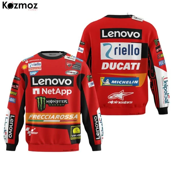 Francesco Bagnaia Racing Costume 2023 Collection - Ducati MotoGP Racing Team - Image 4