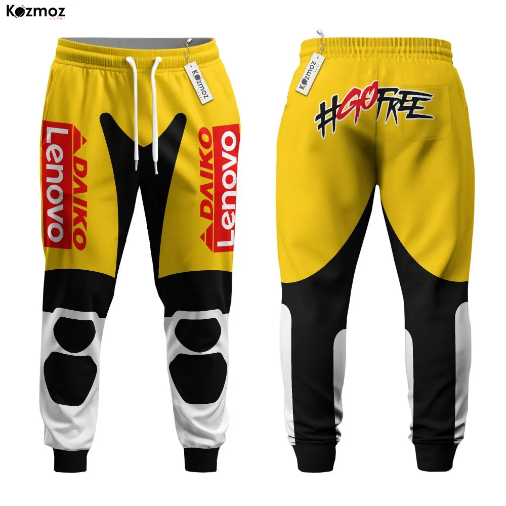 Francesco Bagnaia Racing Costume 2023 Yellow Livery Collection - Ducati MotoGP Racing Team - Image 5