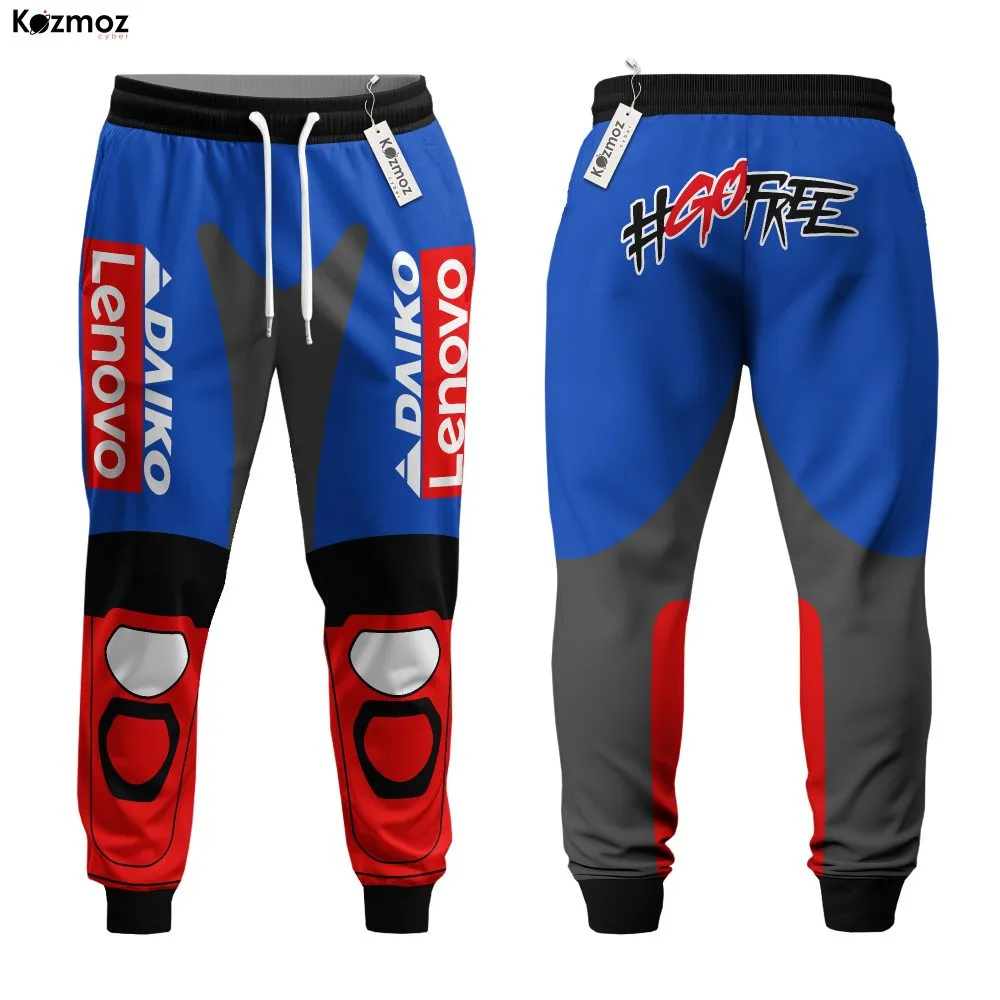 Francesco Bagnaia Racing Costume 2024 Blue Livery Collection - Ducati MotoGP Racing Team - Image 5