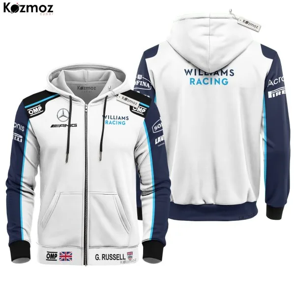 George Russell Racing Costume 2021 OMP Collection - Williams  Racing Team - - Image 3