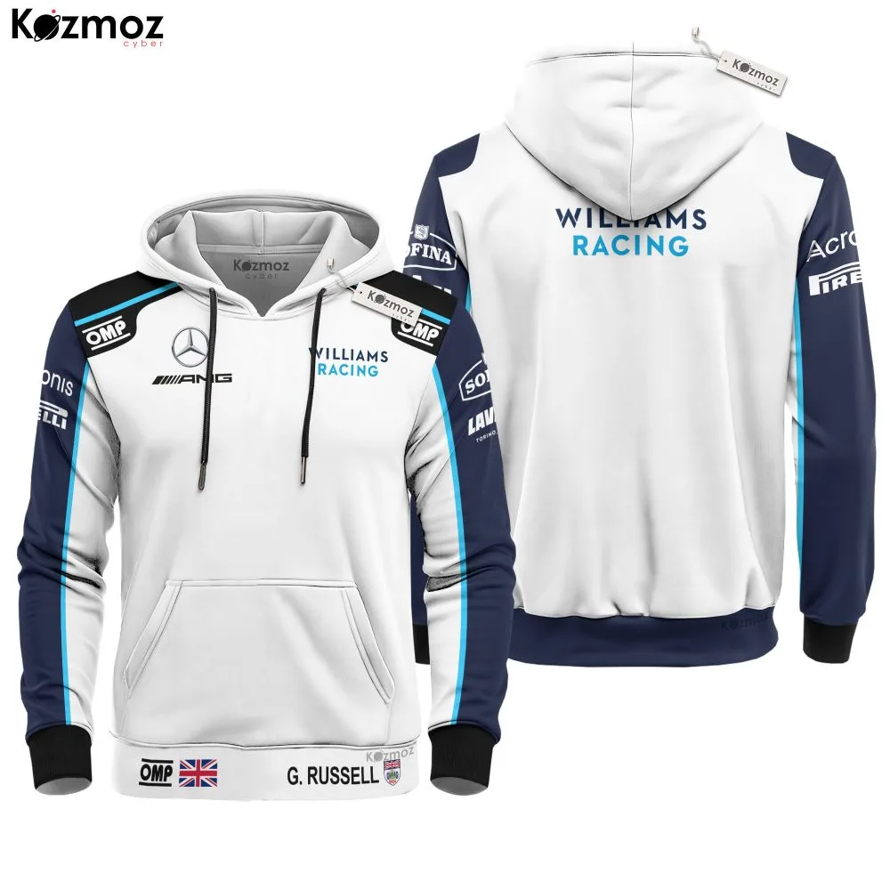George Russell Racing Costume 2021 OMP Collection - Williams  Racing Team - - Image 2