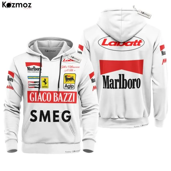 Alternative view of Gilles Villeneuve Racing Costume Suit 1980 - SF Team