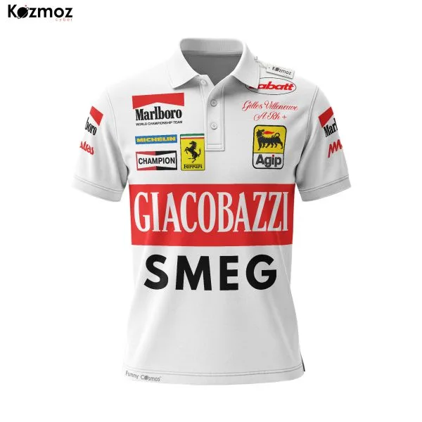 Alternative view of Gilles Villeneuve Racing Polo - 1980 Motorsport Teamwear
