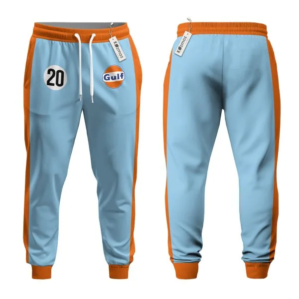 Gulf Steve McQueen Le Mans Porsh 917 Racing Costume Racing Suit - Image 5