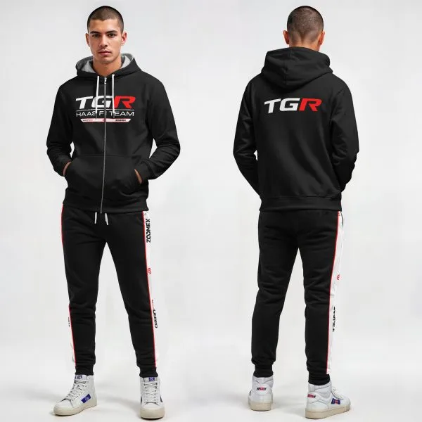 Alternative view of HAAS 2026 F1 Team Edition White Costume Racing Suit