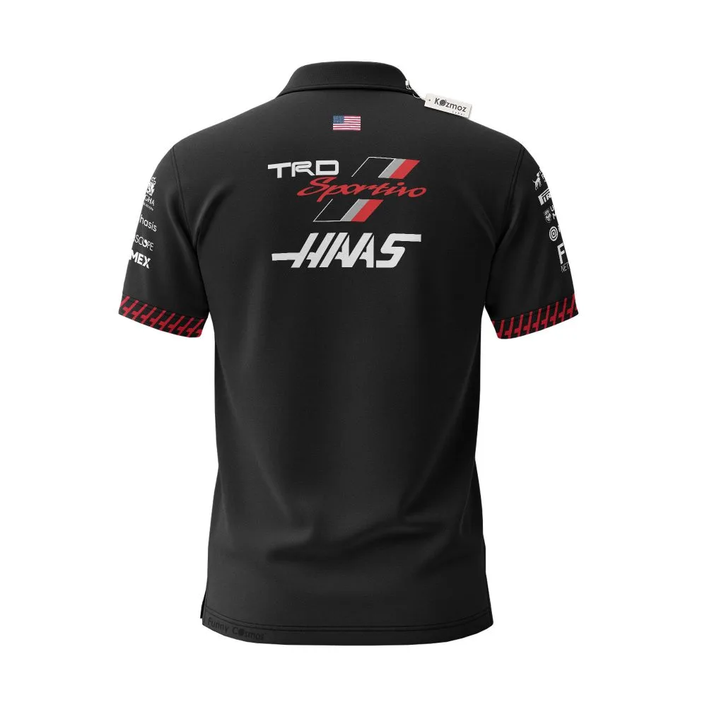 Haas Team F1 2026 Custom Polo Shirt - Image 3
