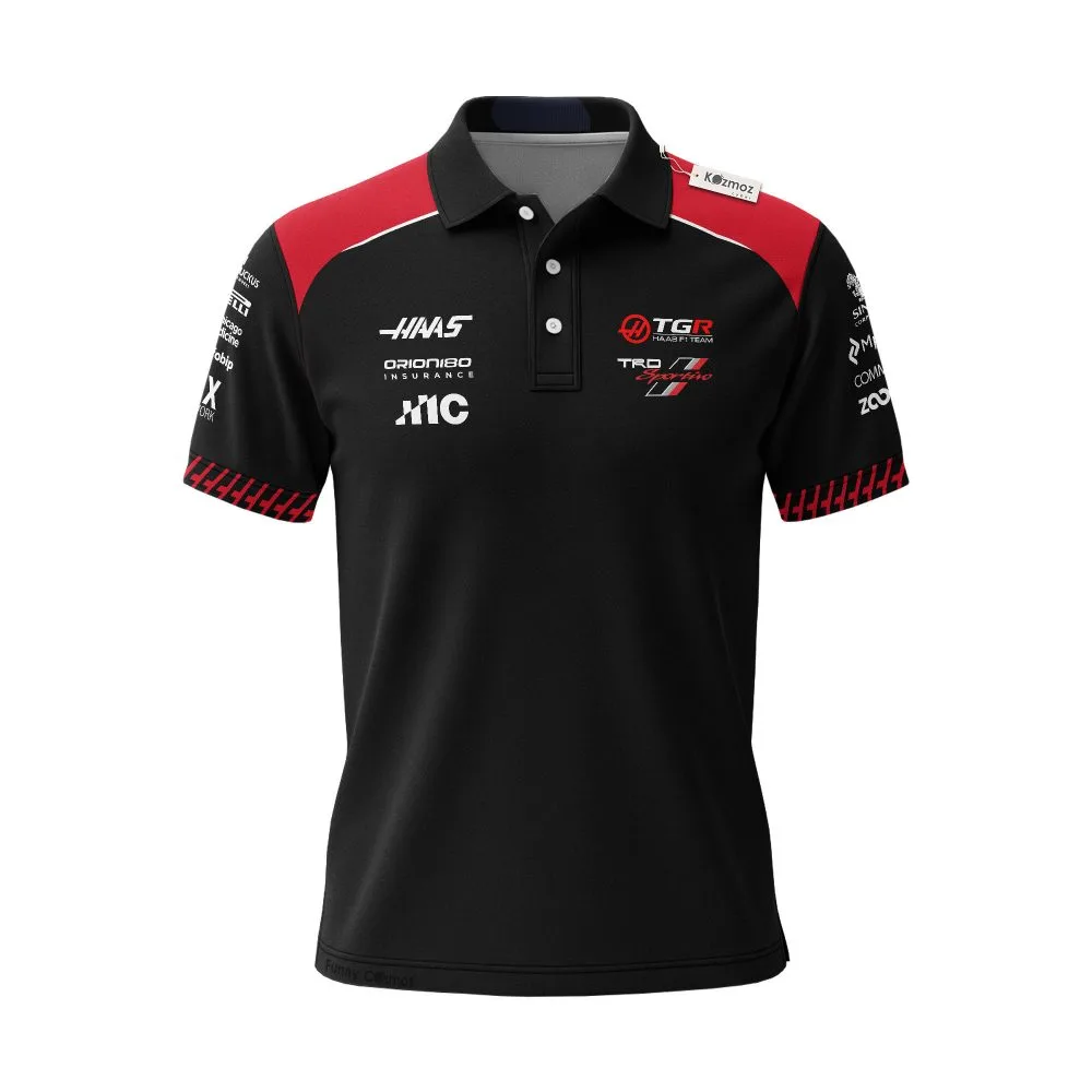 Haas Team F1 2026 Custom Polo Shirt - Image 2