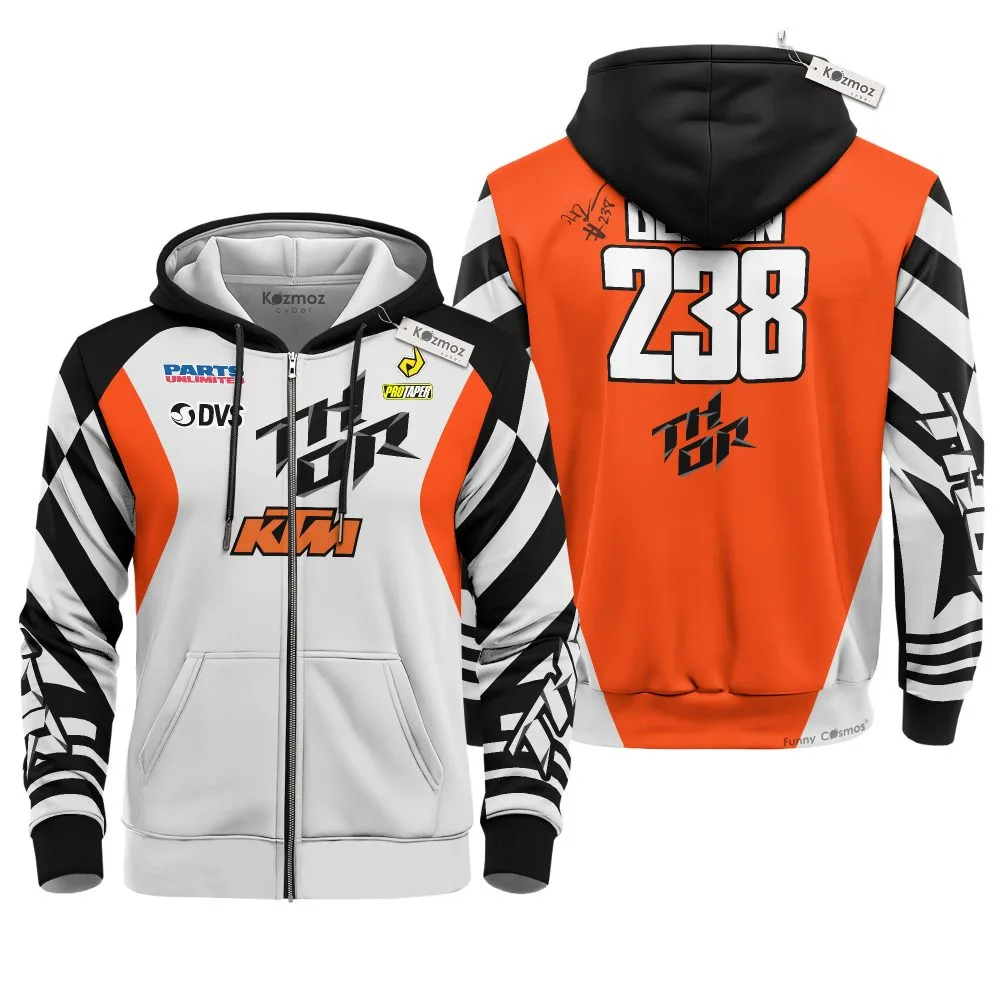 Haiden Deegan 238 KTM Motocross 2024 Supercross Costume Racing Suit - Image 4