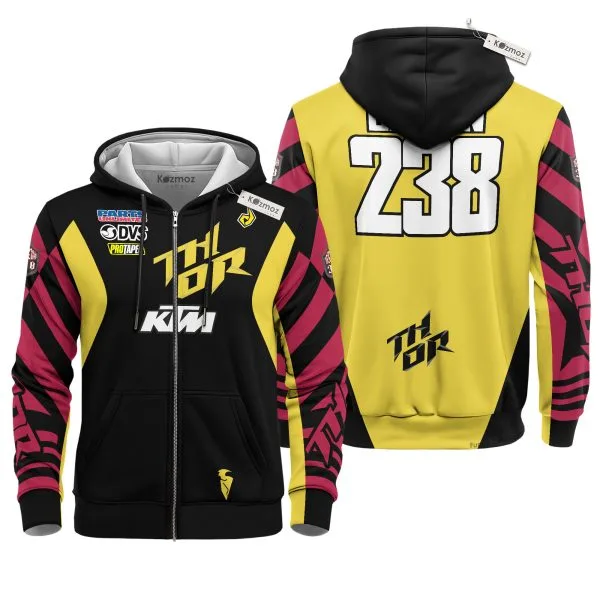 Haiden Deegan KTM Yellow 2021 AMA Supercross Costume Racing Suit - Image 4