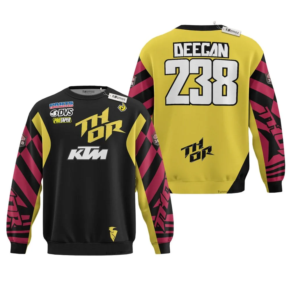 Haiden Deegan KTM Yellow 2021 AMA Supercross Costume Racing Suit - Image 5