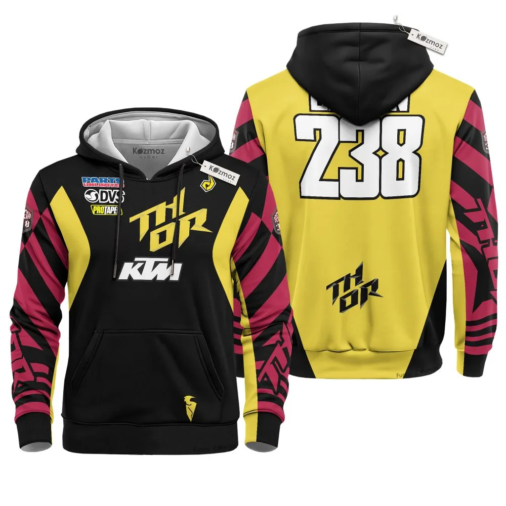 Haiden Deegan KTM Yellow 2021 AMA Supercross Costume Racing Suit - Image 3
