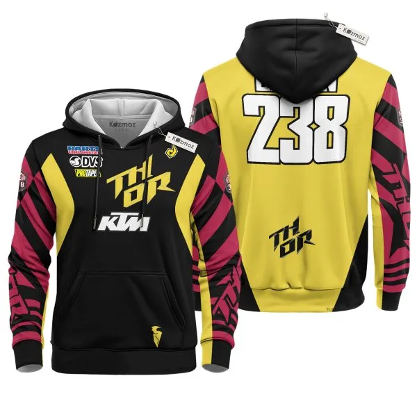 Haiden Deegan KTM Yellow 2021 AMA Supercross Costume Racing Suit - Image 3