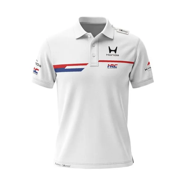 Alternative view of Hon HRC Racing 2026 Custom Polo Shirt