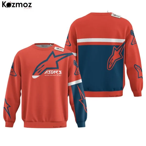 Hoodie Alpinestars Sweater Astars, Alpinestars ,One Goal One Vision Racing Uniform - Image 6