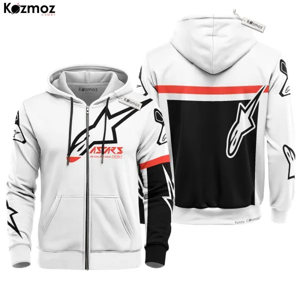 Hoodie Alpinestars Sweater Astars, Alpinestars ,One Goal One Vision Racing Uniform - Image 3