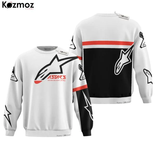 Hoodie Alpinestars Sweater Astars, Alpinestars ,One Goal One Vision Racing Uniform - Image 5