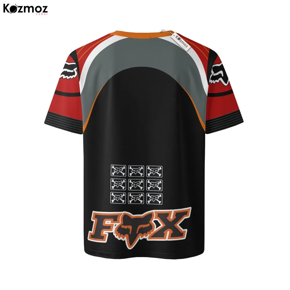Hoodie Honda Fox Sweater Honda, Fox, Dunlop, D.I.D, Twinair, Showa Racing Costume - Image 5