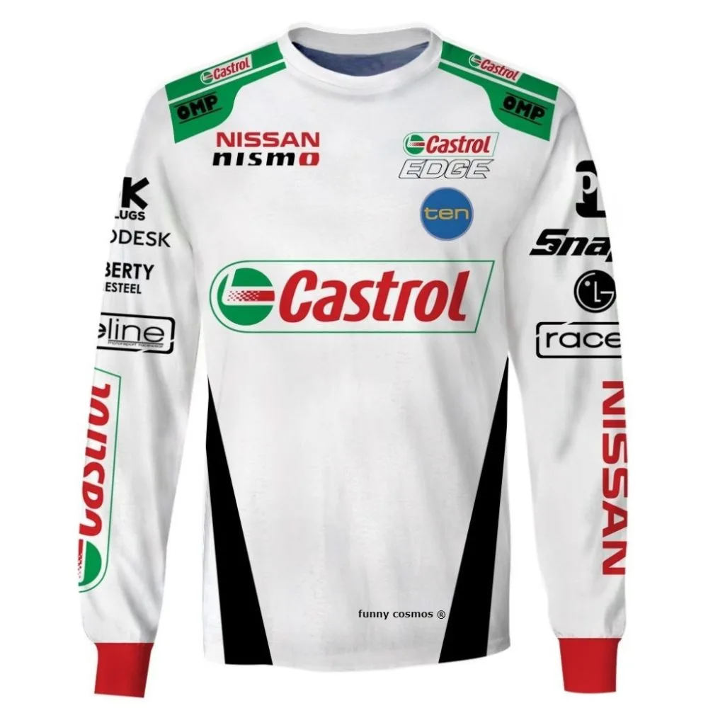Hoodie Nissan Nismo Sweater Castrol Nissan, Nissan Nismo, Ten, Castrol Edeg, Omp Racing Uniform - Image 4