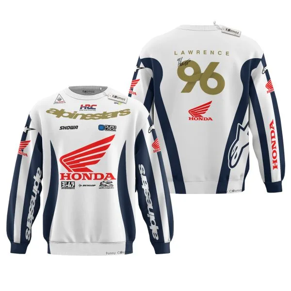 Hunter Lawrence Honda HRC AMA Supercross 2024 Costume Racing Suit - Image 5