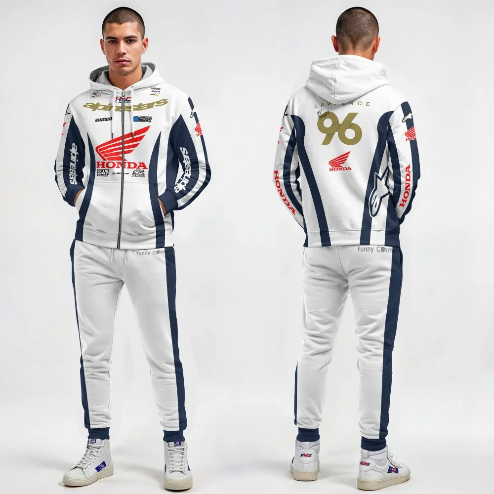 Hunter Lawrence Honda HRC AMA Supercross 2024 Costume Racing Suit - Image 2