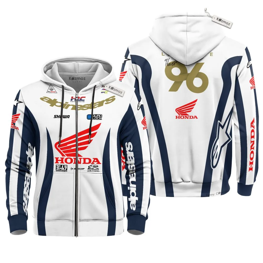 Hunter Lawrence Honda HRC AMA Supercross 2024 Costume Racing Suit - Image 4