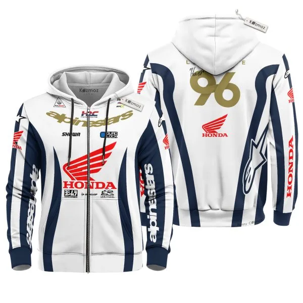 Hunter Lawrence Honda HRC AMA Supercross 2024 Costume Racing Suit - Image 4