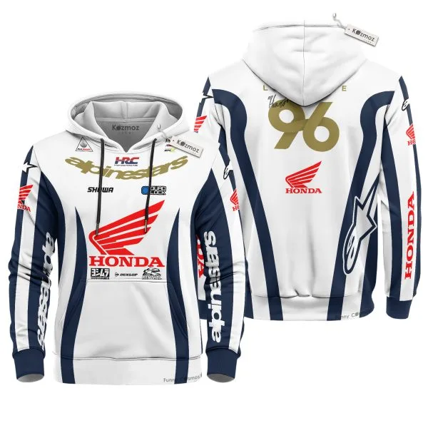 Hunter Lawrence Honda HRC AMA Supercross 2024 Costume Racing Suit - Image 3