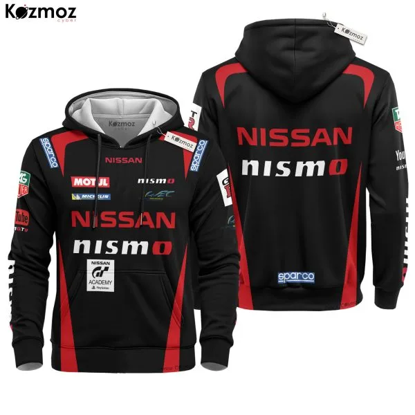 Jannthaman Hoodie Nissan Nismo Sweater Nissan Academy, Nissan Nismo, Motul, Michelin, Fia, World Endurance Championship Racing Uniform - 2