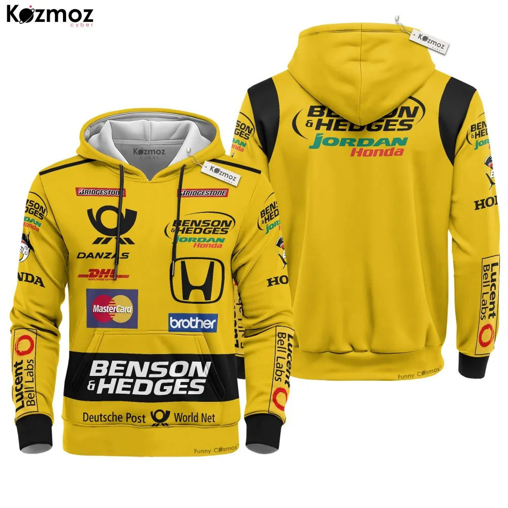 Jarno Trulli Shirt Hoodie Racing Costume Clothes Grand Prix - Image 2