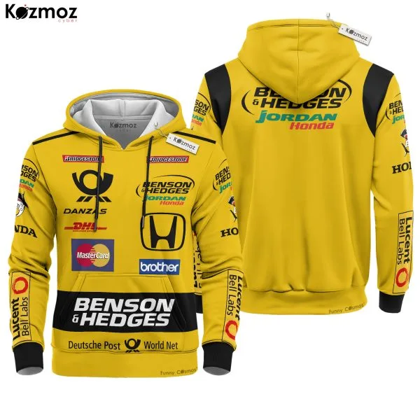Alternative view of Jarno Trulli Shirt Hoodie Racing Costume Clothes Grand Prix