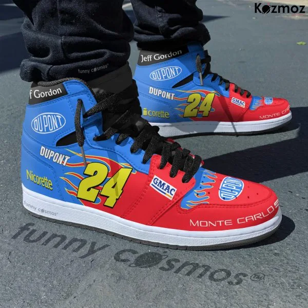 Alternative view of Jeff Gordon Hendrick Motorsports Custom Shoes No.24 DuPont Monte Carlo Livery 2004 Livery Racing Shoes