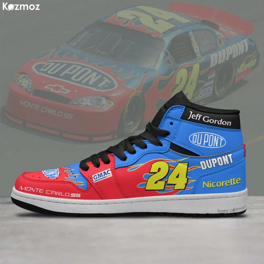 Jeff Gordon Hendrick Motorsports Custom Shoes No.24 DuPont Monte Carlo Livery 2004 Livery Racing Shoes - Image 3