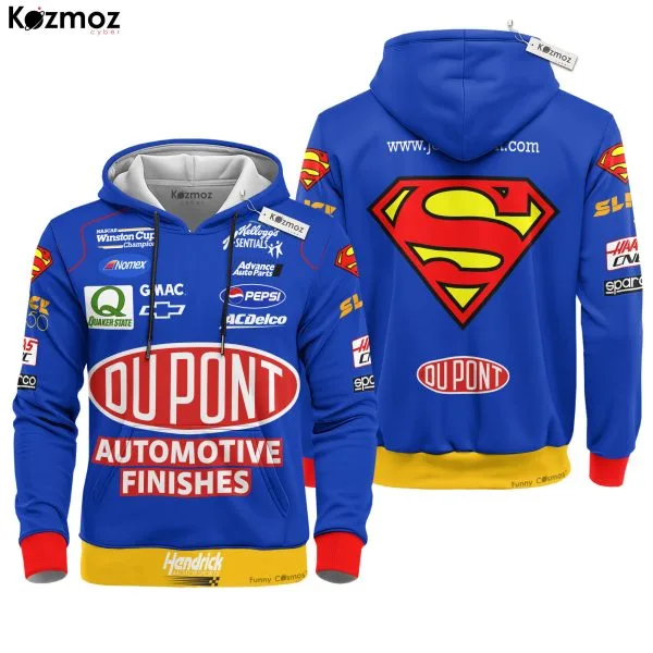 Alternative view of Jeff Gordon Racing Costume No. 24 Race-Used Superman Firesuit Collection - Hendrick Motorsports NASCAR Racing Team