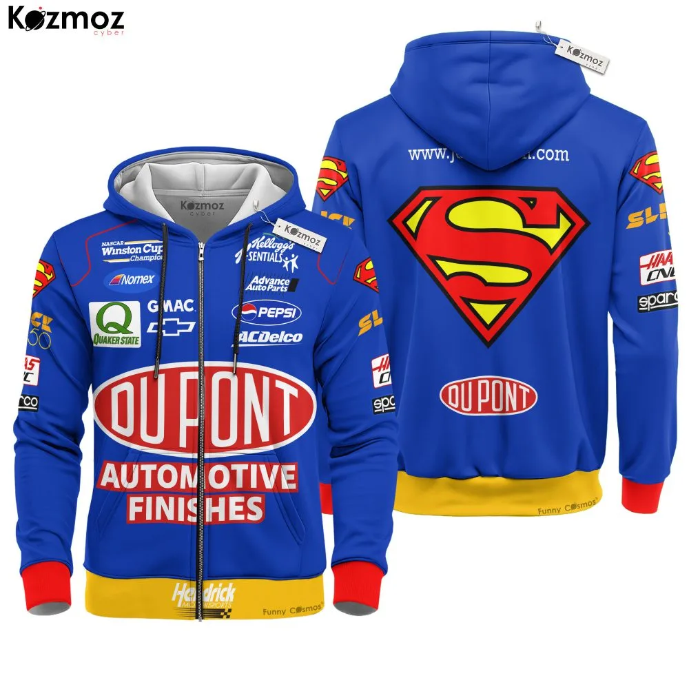 Jeff Gordon Racing Costume No. 24 Race-Used Superman Firesuit Collection - Hendrick Motorsports NASCAR Racing Team - Image 3