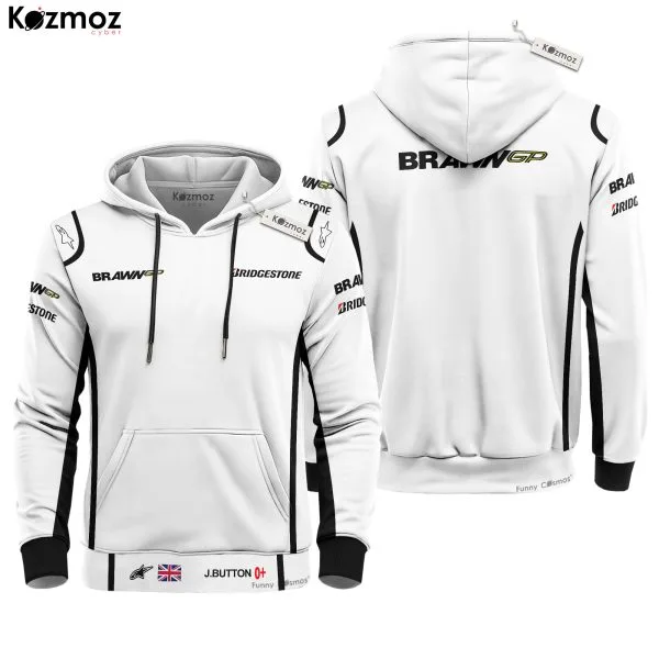 Alternative view of Jenson Button Racing Costume 2009 Collection - Brawn GP  Racing Team