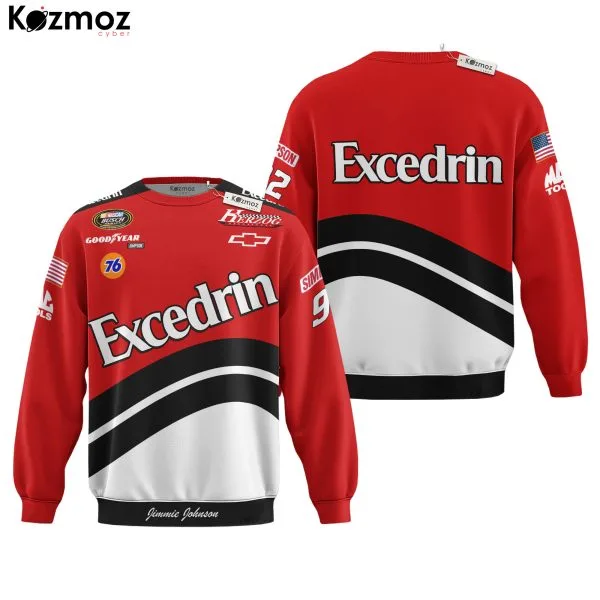 Jimmie Johnson Racing Costume 2001 Herzog Excedrin Collection - Hendrick Motorsports NASCAR Racing Team - Image 4