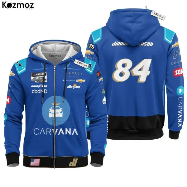 Jimmie Johnson Racing Costume 2023 Carvana Collection - Legacy Motor Club NASCAR Racing Team - Image 3