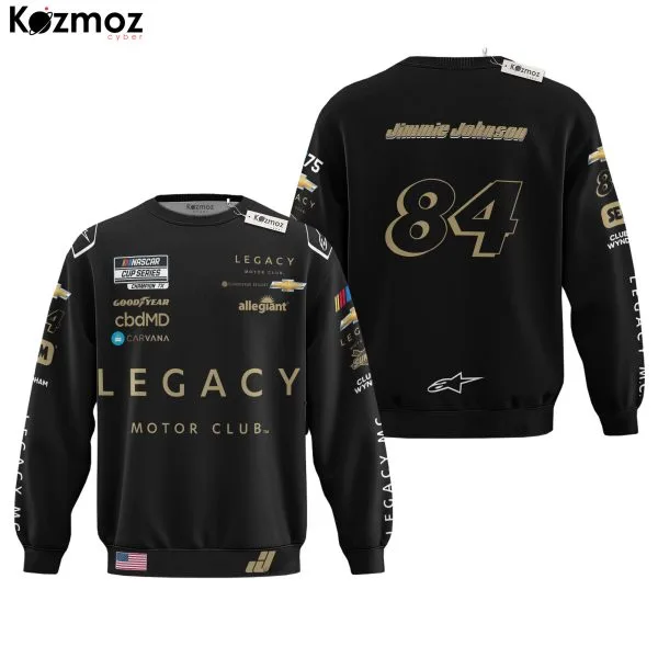 Jimmie Johnson Racing Costume 2023 Collection - 84 Legacy Motor Club NASCAR Racing Team - Image 4