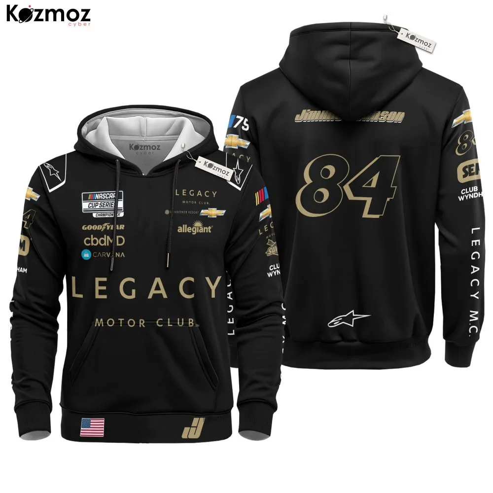 Jimmie Johnson Racing Costume 2023 Collection - 84 Legacy Motor Club NASCAR Racing Team - Image 2