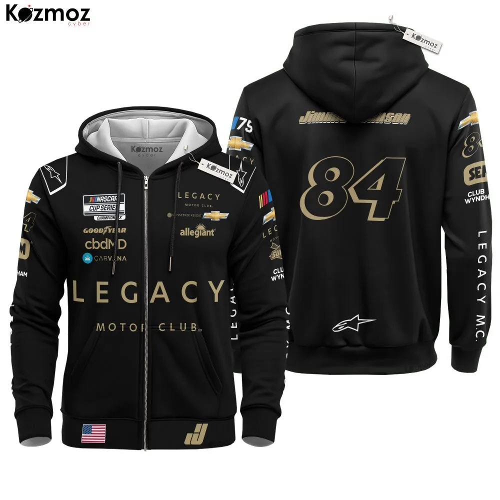 Jimmie Johnson Racing Costume 2023 Collection - 84 Legacy Motor Club NASCAR Racing Team - Image 3