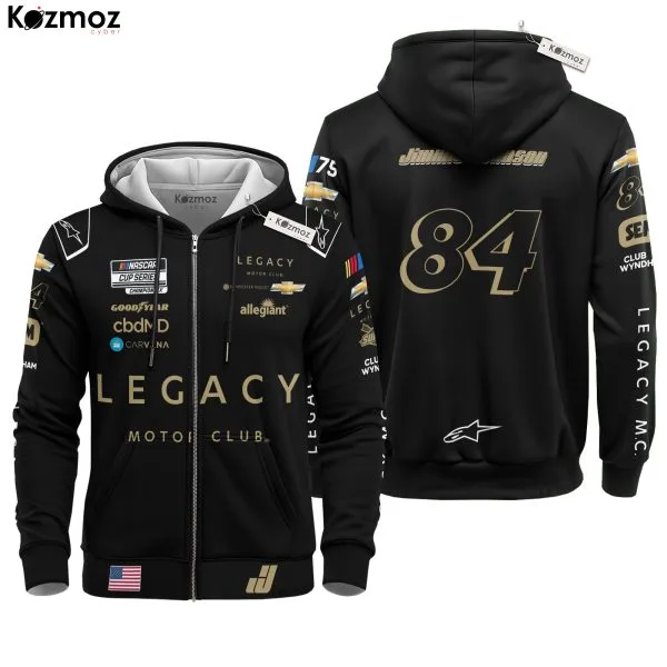 Jimmie Johnson Racing Costume 2023 Collection - 84 Legacy Motor Club NASCAR Racing Team - Image 3
