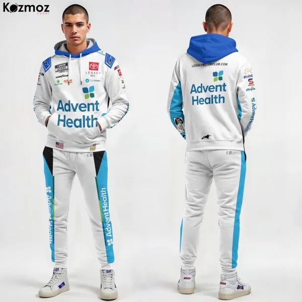 Jimmie Johnson Racing Costume 2024 Advent Health Collection - Legacy Motor Club NASCAR Racing Team - 3