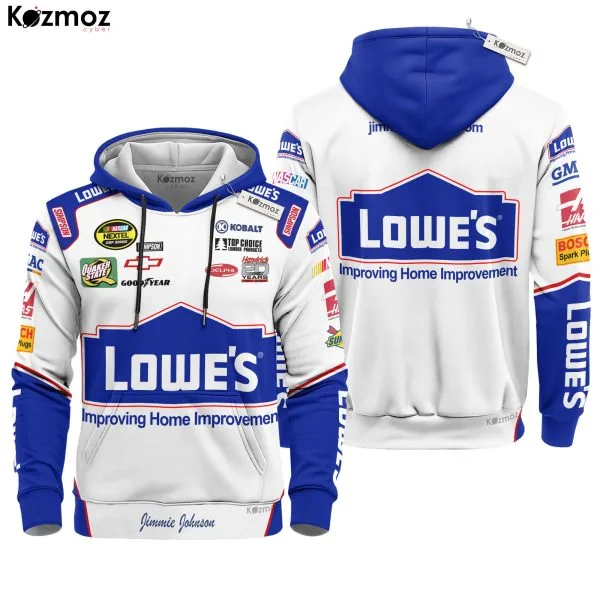 Jimmie Johnson Racing Costume Lowe s Gainsco 2024 Collection - Legacy Motor Club NASCAR Racing Team - Image 2