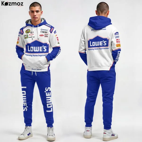 Jimmie Johnson Racing Costume Lowe s Gainsco 2024 Collection - Legacy Motor Club NASCAR Racing Team - 2
