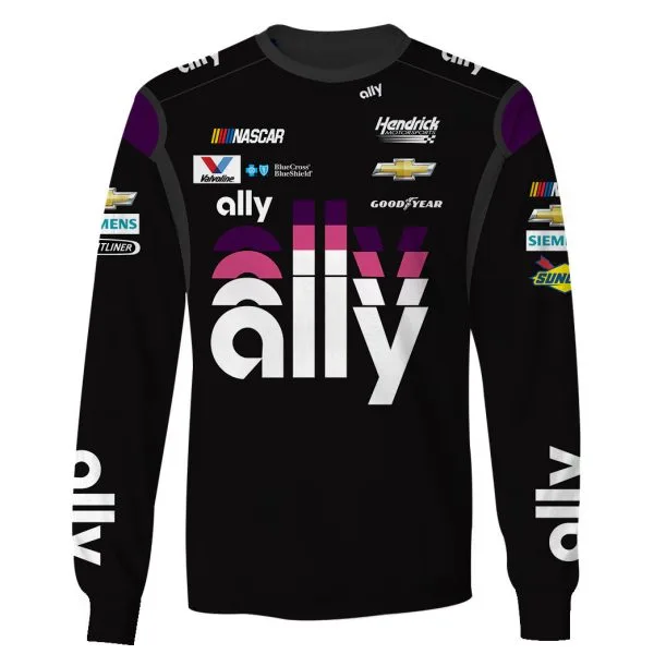 Jimmie Johnson Racing Suit Ally 2021 Hoodie Collection - Hendrick Motorsports NASCAR Team - Image 5