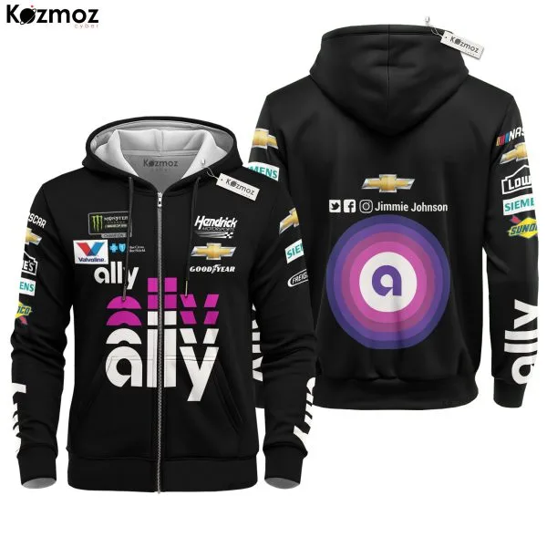 Jimmie Johnson Racing Suit Ally Purple 2020 Collection - NASCAR Racing Team - Image 3