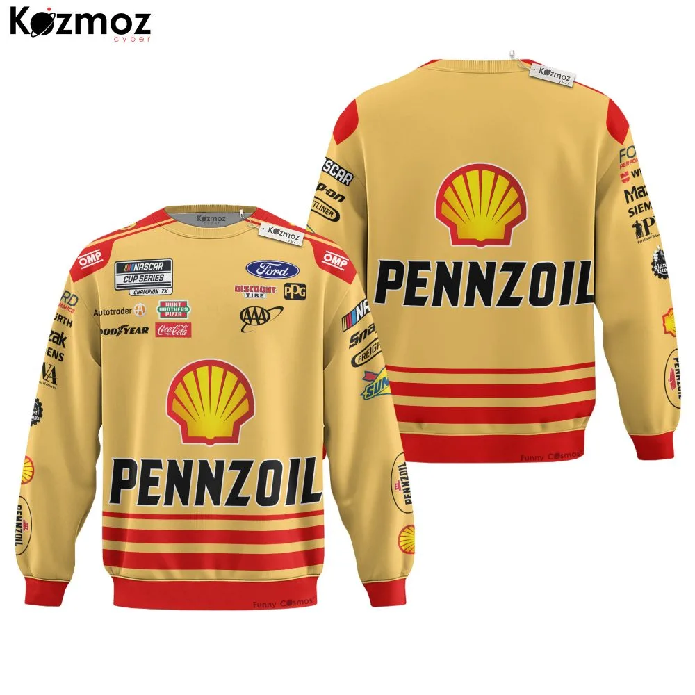 Joey Logano Racing Firesuit Costume 2024 Collection - Team Penske NASCAR Racing Team - Image 4