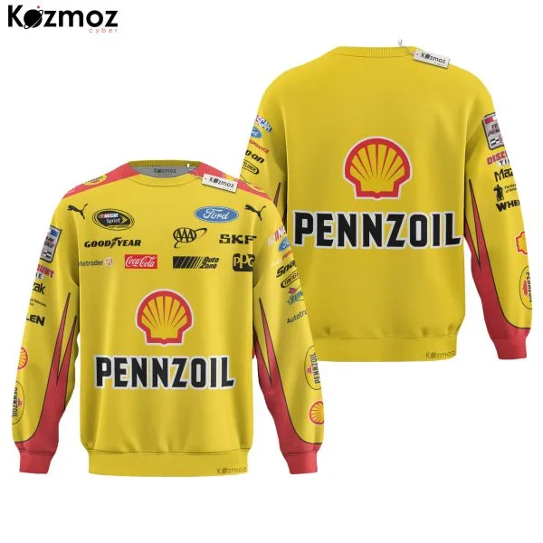 Joey Logano Racing Suit Shell-Pennzoil #22 2018 Collection - NASCAR Racing Team - Image 4