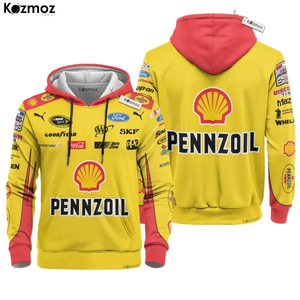 Joey Logano Racing Suit Shell-Pennzoil #22 2018 Collection - NASCAR Racing Team - Image 3